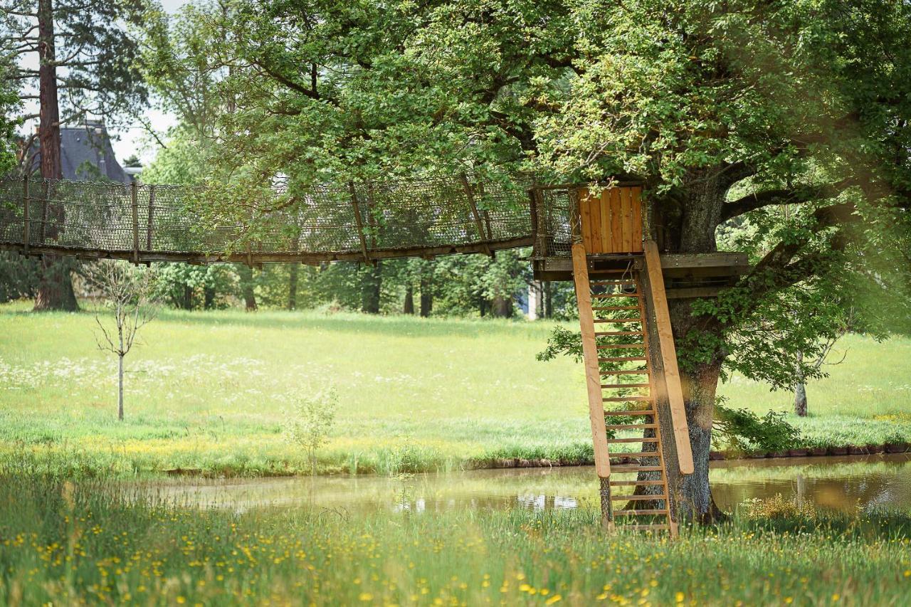 Cabane Perchee Dans Les Arbres Saint-Hilaire-en-Morvan 외부 사진