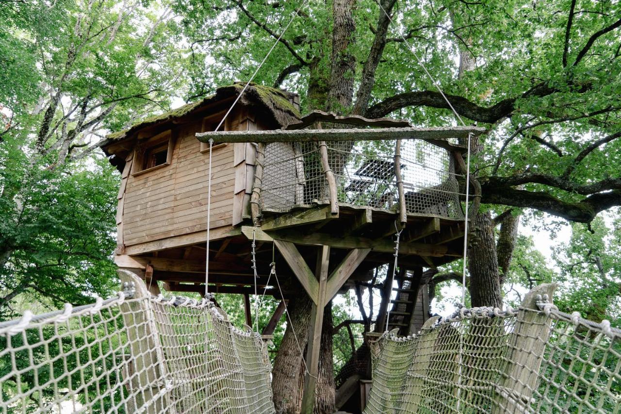 Cabane Perchee Dans Les Arbres Saint-Hilaire-en-Morvan 외부 사진