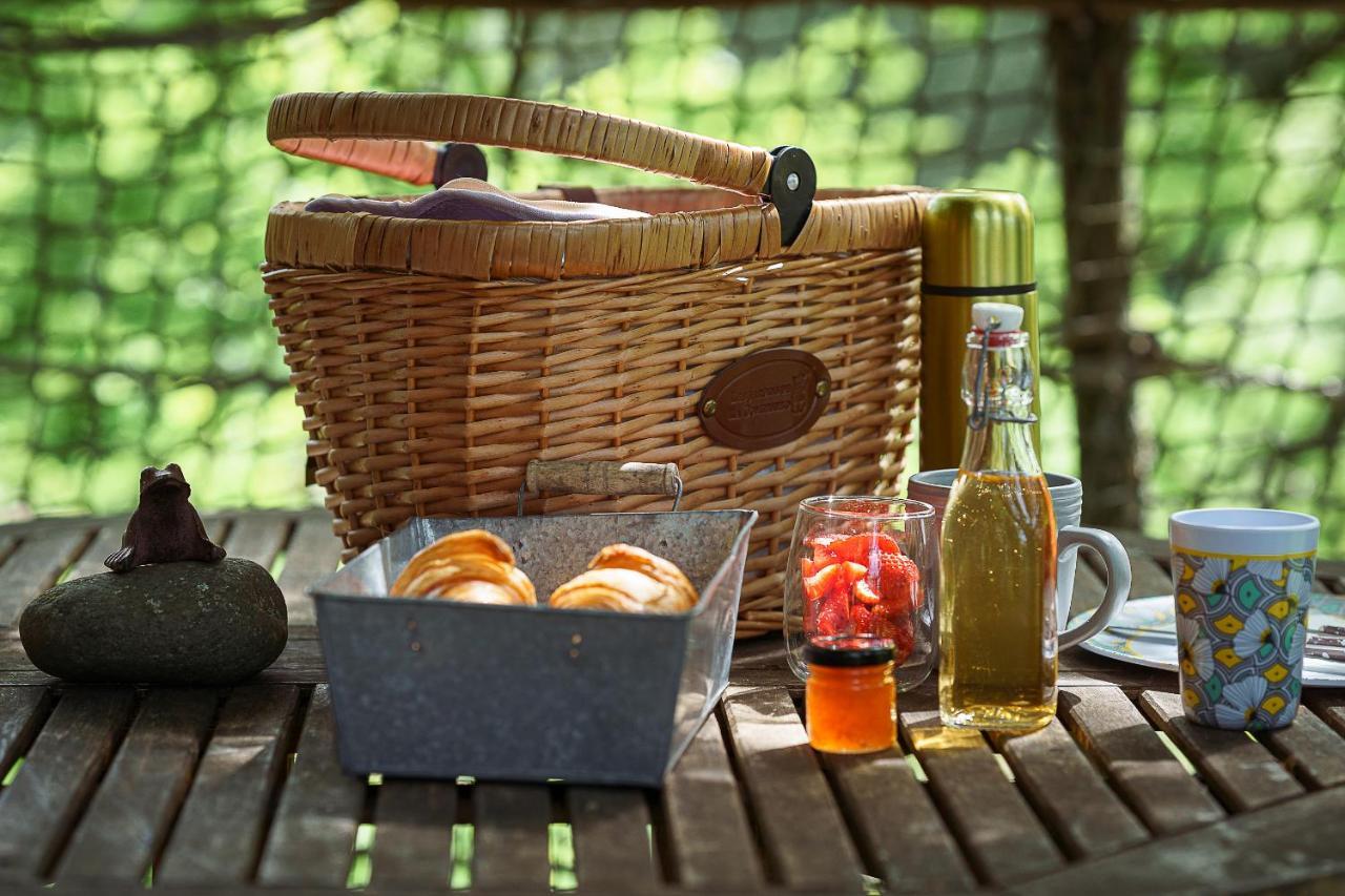Cabane Perchee Dans Les Arbres Saint-Hilaire-en-Morvan 외부 사진